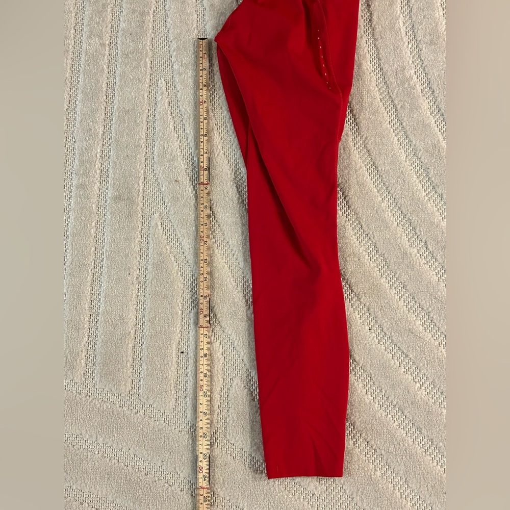 Lululemon Fast and Free High-Rise Tight 25” Pockets in Dark Red - Size 4 - Picture 13 of 13